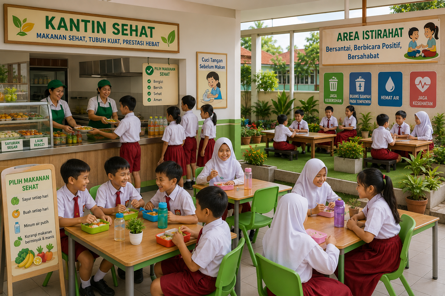 Kantin Sehat & Area Istirahat